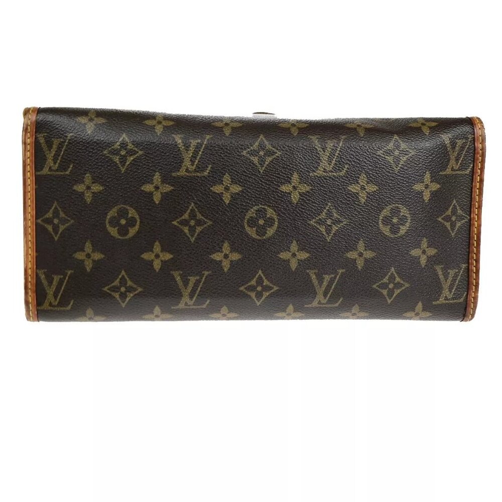 LOUIS VUITTON Popincourt Haut Shoulder Bag Monogram Leather Brown M40007 39YF540 - Picture 5 of 15